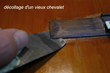 Chevalet à réparer